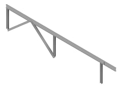 3D Presentation Image of BRACE Structural Steel 250UC-89-5 9000x250mm Chevron Type1