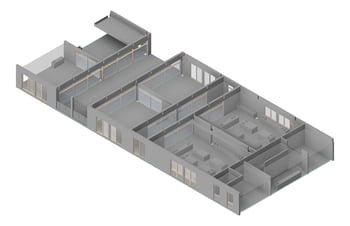 3D Presentation Image of HS304 Food and Textiles Learning Hub - Large