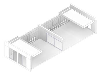3D Documentation Image of HS101 GLS Hub 1 Module