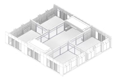 3D Documentation Image of PS101 GLS Hub 3 Modules