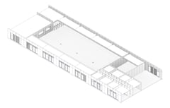 3D Documentation Image of HS204 Library Hub - Large