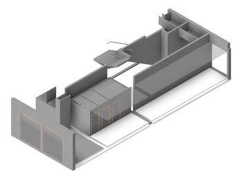 3D Presentation Image of HS400 Amenities & Services Hub Type 2