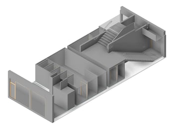 3D Presentation Image of HS400 Amenities & Services Hub Type 3