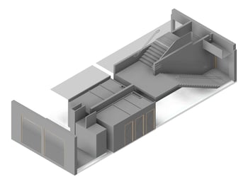 3D Presentation Image of HS400 Amenities & Services Hub Type 4