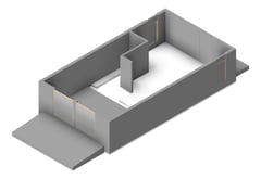 3D Presentation Image of HS400 Amenities & Services Hub Type 5