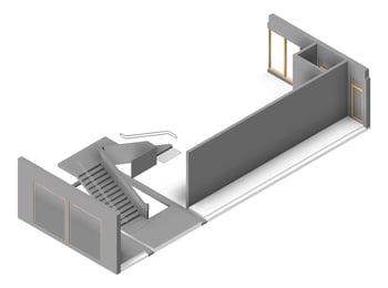 3D Presentation Image of HS400 Amenities & Services Hub Type 9