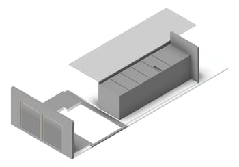 3D Presentation Image of HS400 Amenities & Services Hub Type 10