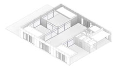 3D Documentation Image of HS102 GLS Support Hub Type 1
