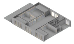 3D Presentation Image of HS102 GLS Support Hub Type 1