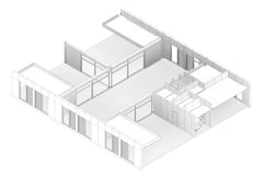 3D Documentation Image of PS102 GLS Support Hub Type 2
