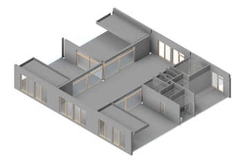 3D Presentation Image of PS102 GLS Support Hub Type 2
