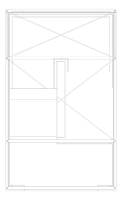 Plan Image of HS/PS403.05 External Stair Type 1 - (Three Levels)