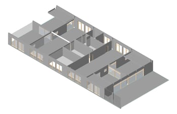3D Presentation Image of HS302 Visual Arts Learning Hub - Large