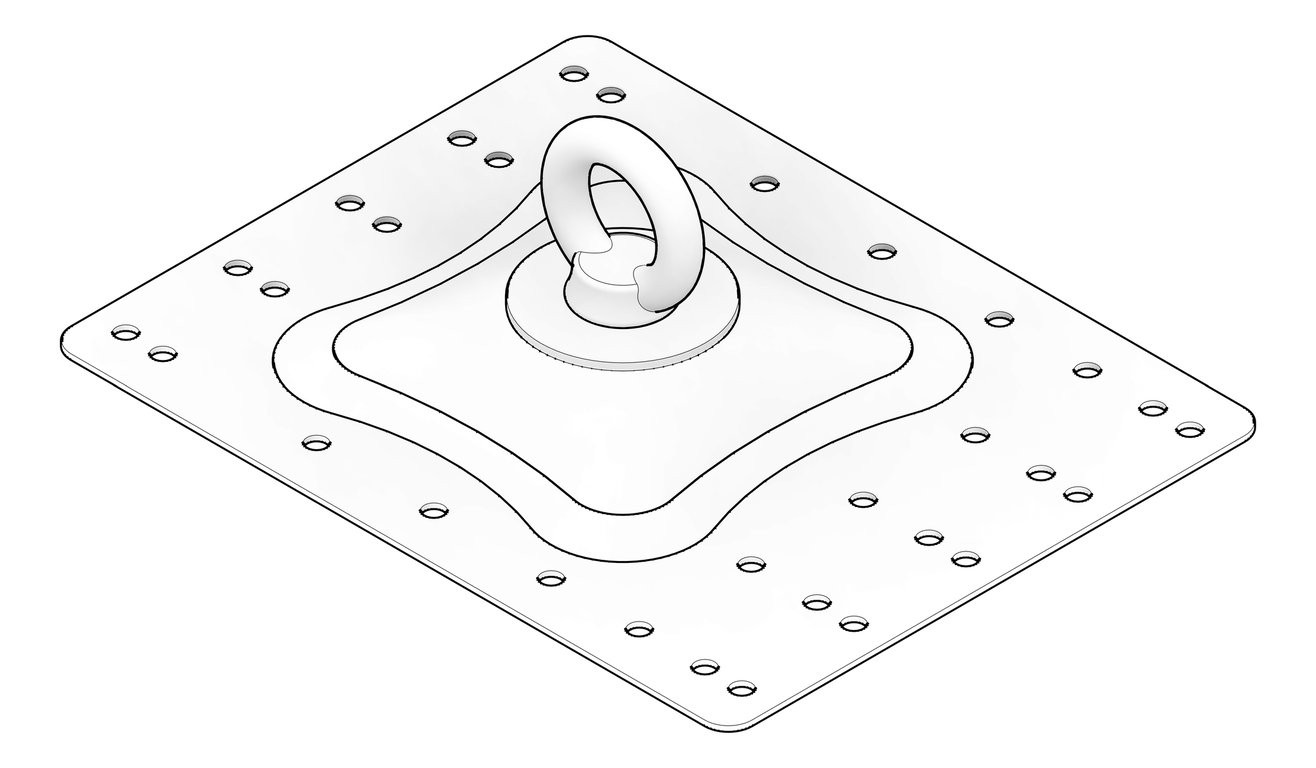 3D Documentation Image of FallProtection AnchorPoint SafetyLink RoofAnchors SurfaceLink