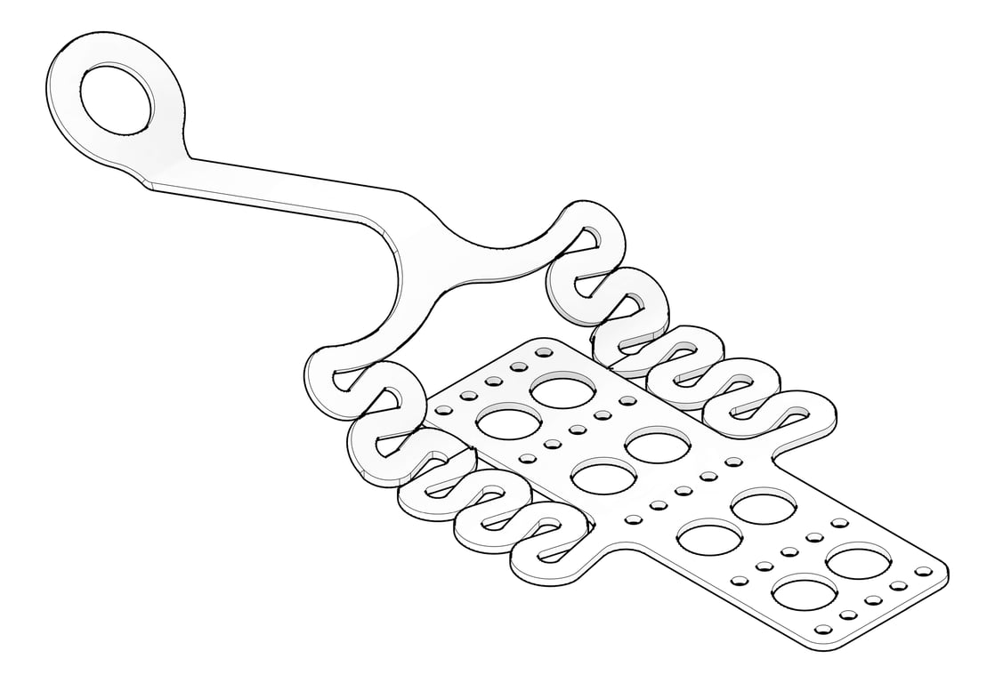 3D Documentation Image of FallProtection AnchorPoint SafetyLink RoofAnchors TileLink