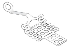 3D Shaded Image of FallProtection AnchorPoint SafetyLink RoofAnchors TileLink