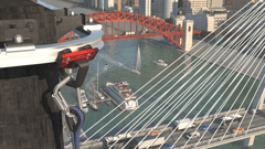 CONCEAL FIX XRAIL 01.png Image of FallProtection RigidRail SafetyLink XRail FloorOverheadMount ConcealedFix