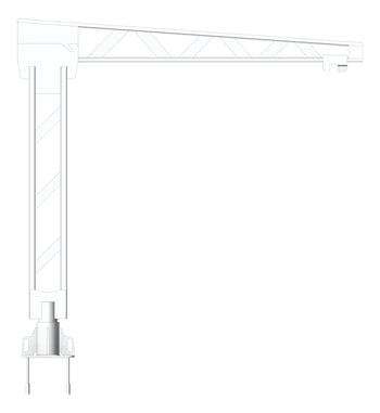 Front Image of FallProtection DavitBase SafetyLink FastFit FloorMount Fixed
