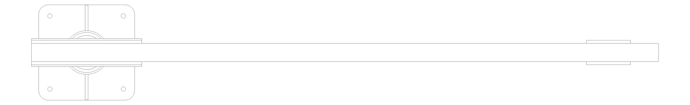 Plan Image of FallProtection DavitBase SafetyLink FastFit FloorMount Fixed