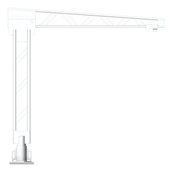 Front Image of FallProtection DavitBase SafetyLink FastFit FloorMount Removable