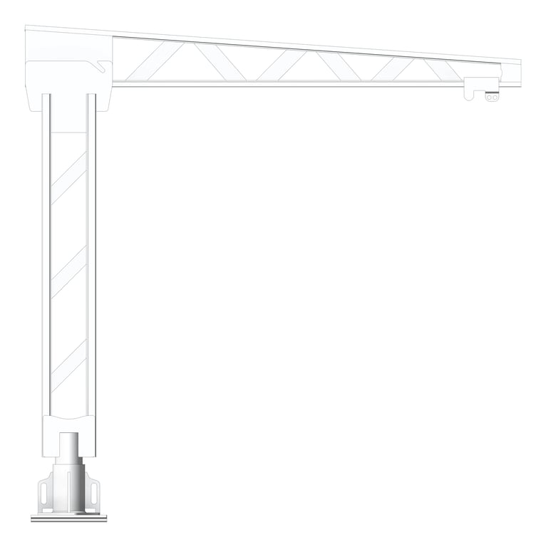 Front Image of FallProtection DavitBase SafetyLink FastFit FloorMount Removable