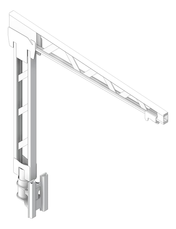 FallProtection DavitBase SafetyLink FastFit WallMount