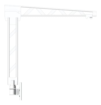 Front Image of FallProtection DavitBase SafetyLink FastFit WallMount