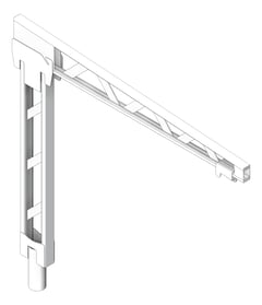3D Shaded Image of FallProtection Davit SafetyLink FastFit