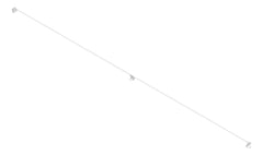 3D Documentation Image of FallProtection Lifeline SafetyLink FrogLine Horizontal FloorMount