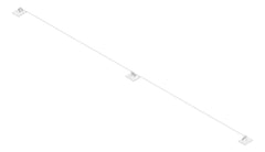 3D Documentation Image of FallProtection Lifeline SafetyLink FrogLine Horizontal SurfaceMount 305