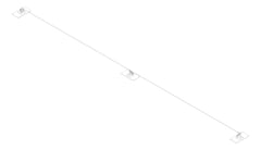 3D Documentation Image of FallProtection Lifeline SafetyLink FrogLine Horizontal SurfaceMount 450