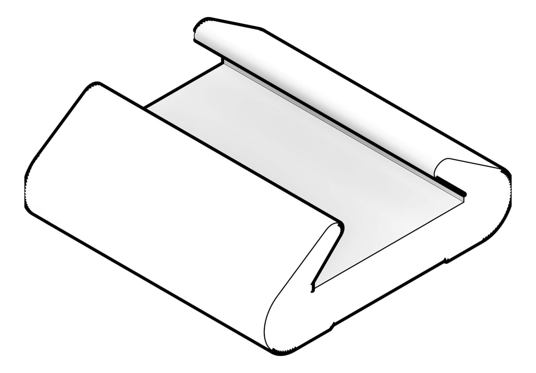 3D Documentation Image of FallProtection RigidRail SafetyLink XRail Bracket ConcealedFix
