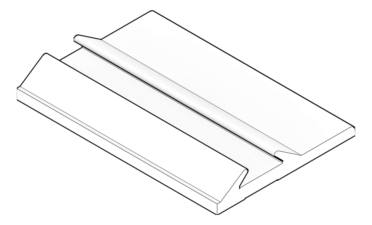 3D Documentation Image of FallProtection RigidRail SafetyLink XRail Bracket OffsetFix