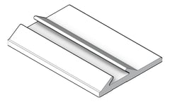 3D Shaded Image of FallProtection RigidRail SafetyLink XRail Bracket OffsetFix