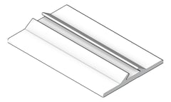 3D Shaded Image of FallProtection RigidRail SafetyLink XRail Bracket SideFix