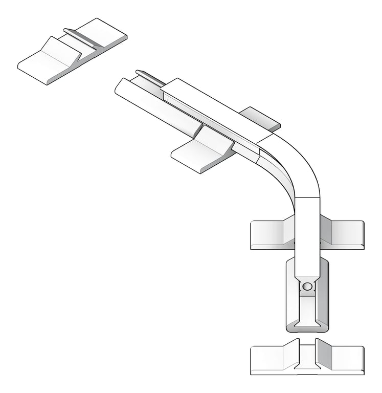Navigate to FallProtection RigidRail SafetyLink XRail Corner FloorOverheadMount SideFix