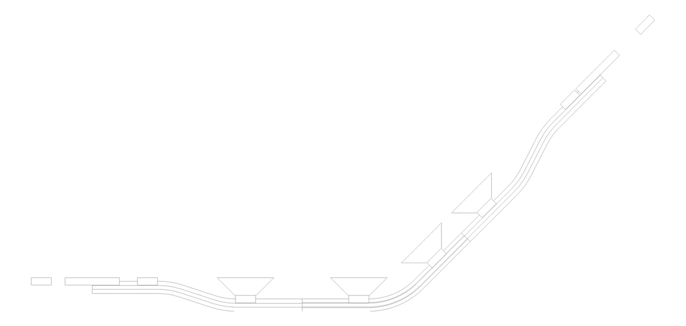 Plan Image of FallProtection RigidRail SafetyLink XRail Corner WallMount ConcealedFix External