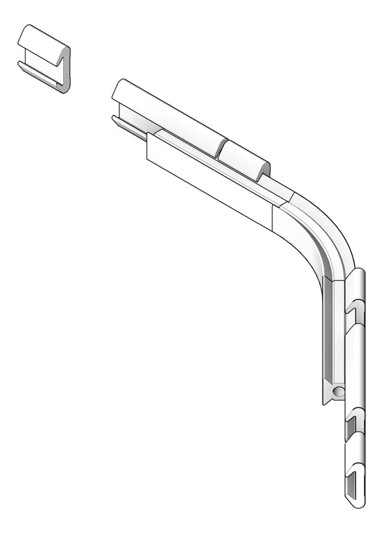 Navigate to FallProtection RigidRail SafetyLink XRail Corner WallMount ConcealedFix Internal