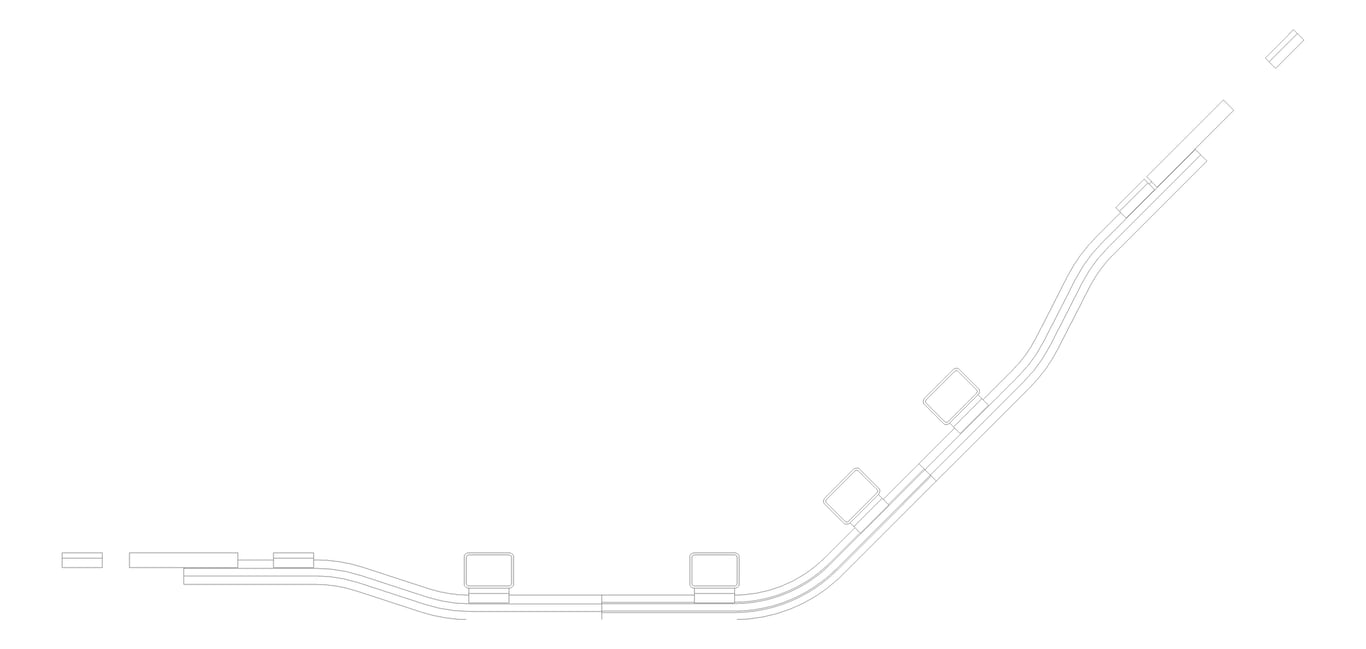 Plan Image of FallProtection RigidRail SafetyLink XRail Corner WallMount SideFix External