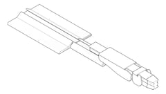 3D Documentation Image of FallProtection RigidRail SafetyLink XRail EndGate