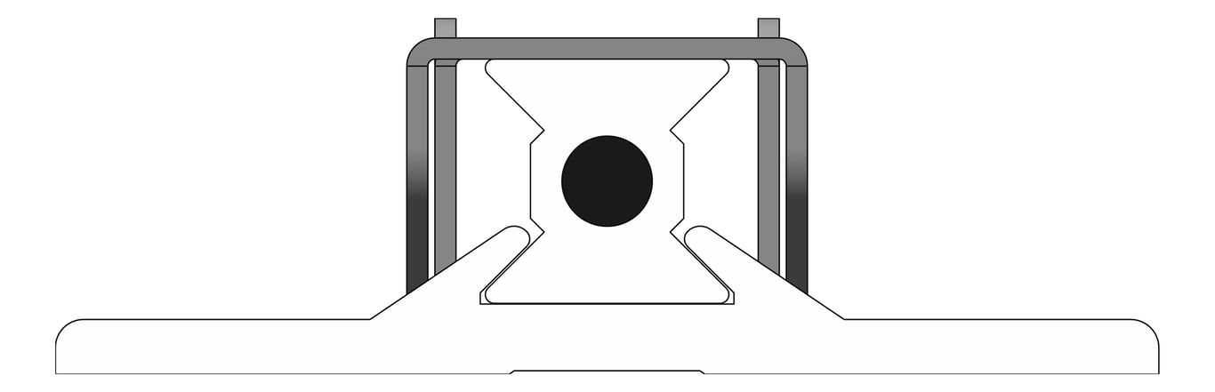 Left Image of FallProtection RigidRail SafetyLink XRail EndGate