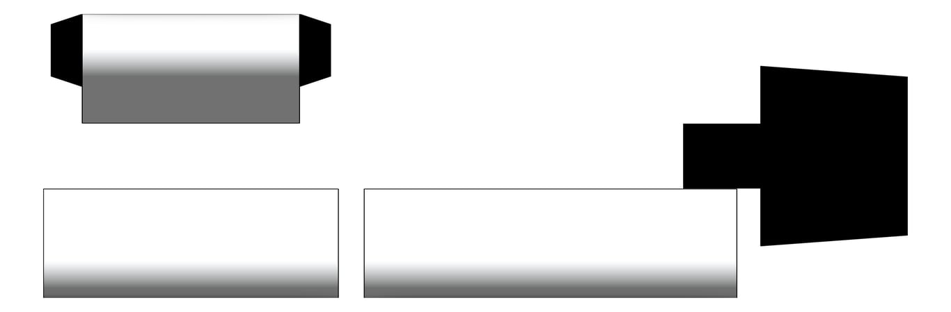 Front Image of FallProtection RigidRail SafetyLink XRail End Fixed
