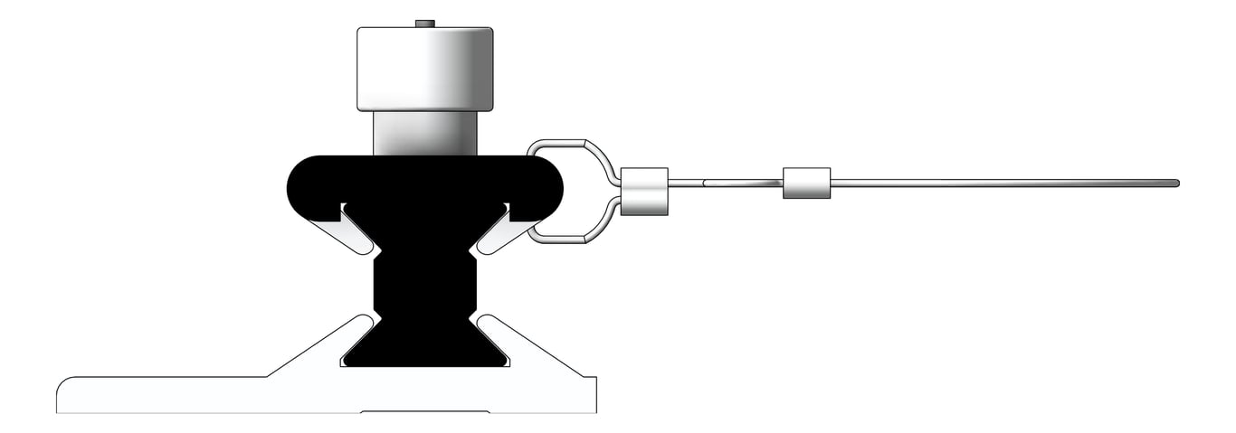 Left Image of FallProtection RigidRail SafetyLink XRail End Plunger