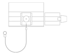 Plan Image of FallProtection RigidRail SafetyLink XRail End Plunger
