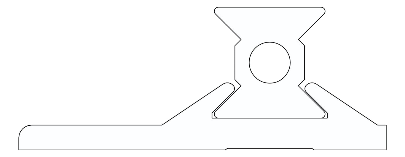 Left Image of FallProtection RigidRail SafetyLink XRail OffsetFix