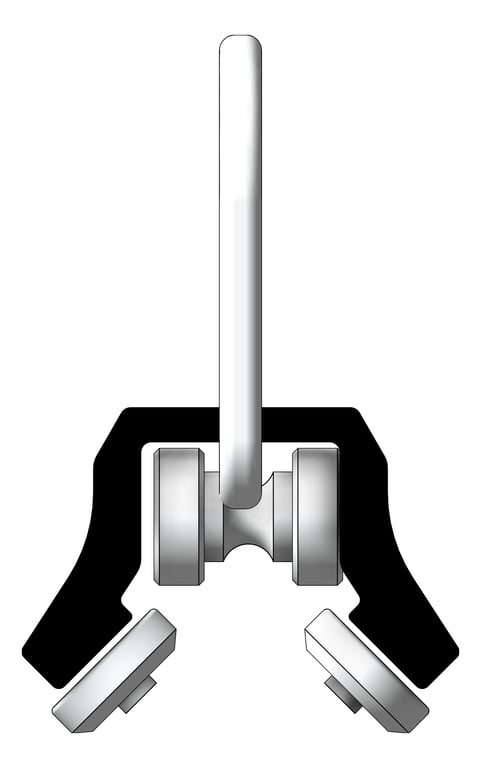 Left Image of FallProtection RigidRail SafetyLink XRail Shuttle