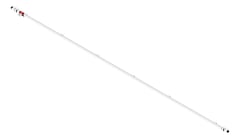 3D Shaded Image of FallProtection RigidRail SafetyLink XRail WallMount ConcealedFix