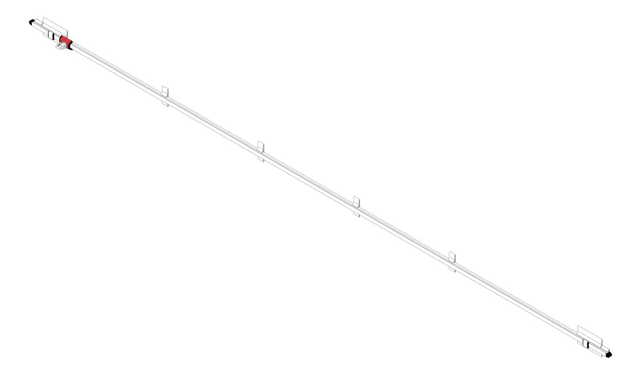 Navigate to FallProtection RigidRail SafetyLink XRail WallMount SideFix