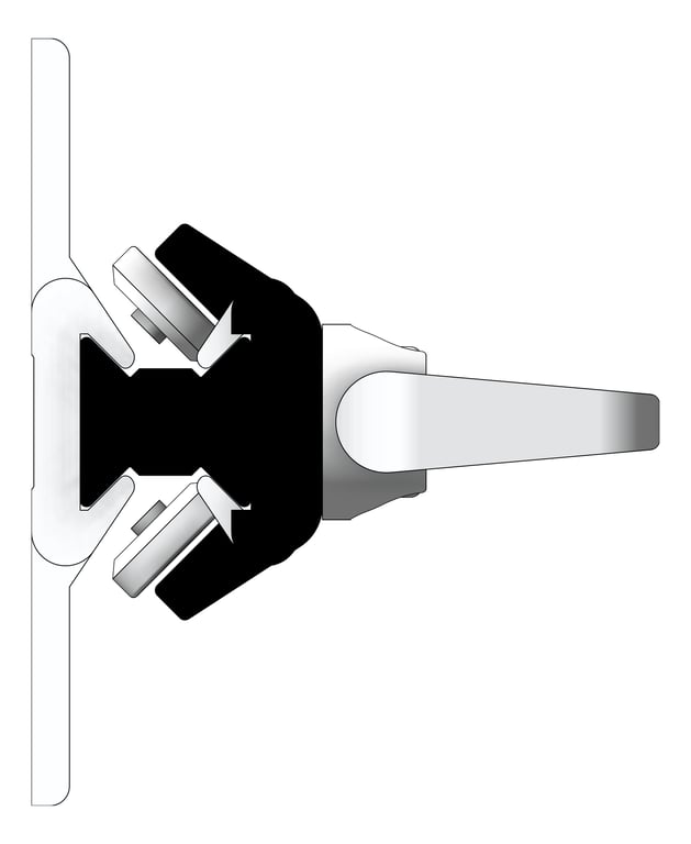 Left Image of FallProtection RigidRail SafetyLink XRail WallMount SideFix