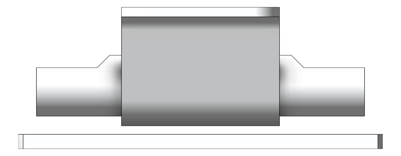 Front Image of FallProtection RigidRail SafetyLink XrailUltra Bracket Overhead